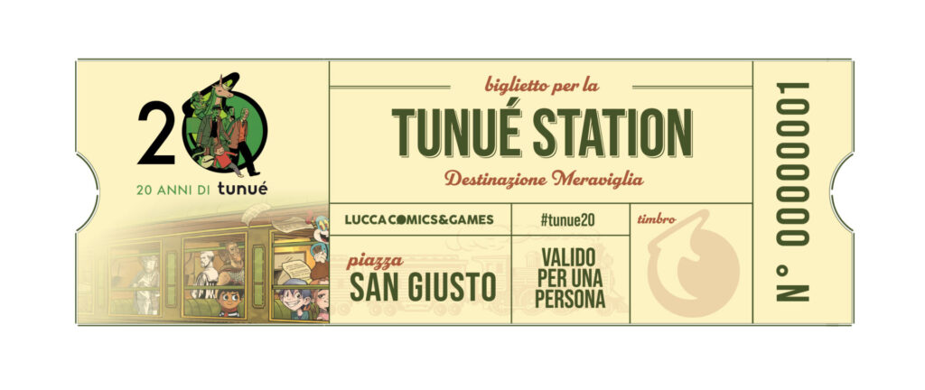 Tunué station biglietto